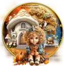 Cute girl in Autumn