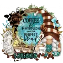 LILLIANA - COFFEE & FRIENDS MAKE THE PERFECT BLEND - AUTUMN FALL COFFEE