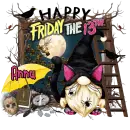 Anna - Gnome Happy Friday the 13th Black Cat 