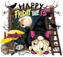 Loraine - Gnome Happy Friday the 13th Black Cat 