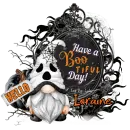 LORAINE - Hello Have A BOO TIFUL Beautiful Day Halloween Gnome
