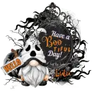 LULU - Hello Have A BOO TIFUL Beautiful Day Halloween Gnome