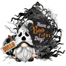 Gnome Hello Have A BOO TIFUL Beautiful Day Halloween 