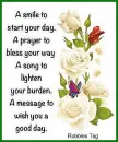 A smile to start your day my Friend