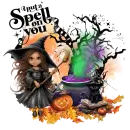 I PUT A SPELL ON YOU - WITCH AFRICAN BROWN  HAIR
