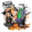 I PUT A SPELL ON YOU - WITCH BLONDE HAIR HALLOWEEN