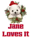 Christmas polar bear - Jane
