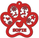 Dog Christmas Ornament - Sofie