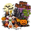 Happy Halloween From My Family To Yours Trick or Treat