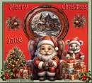 Merry Christmas with Santa - Jane