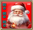 Santa Ho Ho Ho Button