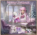 Pink Merry Christmas - Jane