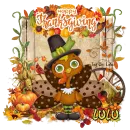 Lulu - Happy Thanksgiving Turkey Fall Autumn 
