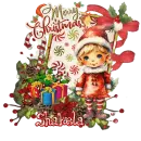Shakela - Merry Christmas Boy Holiday Candy Cane Elf 