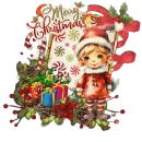  Merry Christmas Boy Holiday Candy Cane Elf 