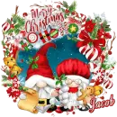 Jacob - Gnome Santa & Mrs Claus Snow Merry Christmas Ho Ho Ho