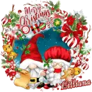 Lilliana - Gnome Santa & Mrs Claus Snow Merry Christmas Ho Ho Ho