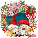 Robbie - Gnome Santa & Mrs Claus Snow Merry Christmas Ho Ho Ho