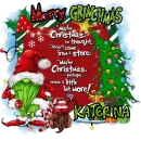 Katerina - Merry Grinchmas Grinch Gnome Christmas Glitter