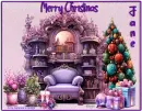 Purple Merry Christmas - Jane 