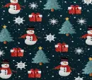 Christmas Snowman Background