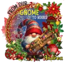 Andrea - Merry Christmas from my Gnome to yours