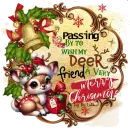 Passing by to wish my DEER friend a Merry Christmas
