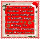 Friendship at Christmas - by Robbie