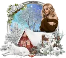 Lady in winter
