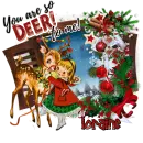 Loraine - You are so Deer to Me Christmas Vintage Retro