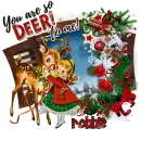 Robbie - You are so Deer to Me Christmas Vintage Retro