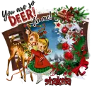 Shakela - You are so Deer to Me Christmas Vintage Retro