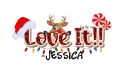 Jessica - I Love It Christmas Reindeer Santa Lights Peppermint