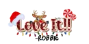 Robbie - I Love It Christmas Reindeer Santa Lights Peppermint