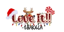 Shakela - I Love It Christmas Reindeer Santa Lights Peppermint