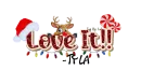 Tyla - I Love It Christmas Reindeer Santa Lights Peppermint