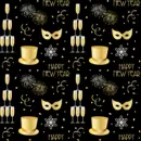 Seamless New Years's Background