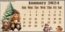 January Calendar 2024