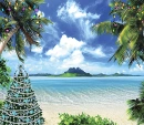 Summer Christmas Background