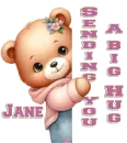 Sending you a Big Hug - Jane 