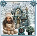 Cute girl in winter - Jane