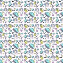 Watercolor seamless spring background