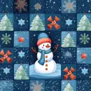 Snowman background