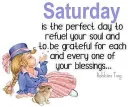 Saturday . .