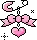 Pin - Ribbon Heart Stars
