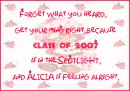 Alicia class of 2007