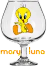 Tweety in a glass
