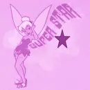 Tinkerbell purple bg