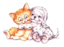 doggy and kitty