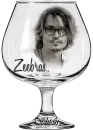 Johnny Depp in a glass